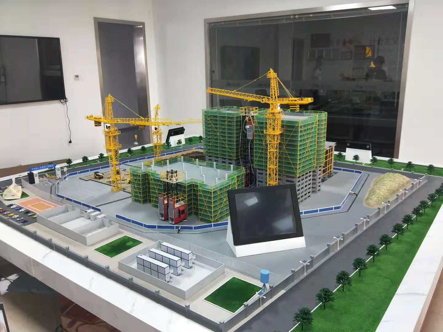 施甸县建筑施工场景模型
